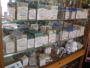 Superior Herbals display at Green Mercantile, Duluth